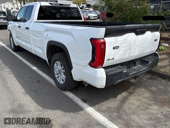 2022 Toyota Tundra SR5 with VIN 5TFLA5GD2NX001679, listed as a Copart auction lot 53191915 with 6,814 mi miles and Salvage title. Bid and sale history available at DreamBid. Image 3.