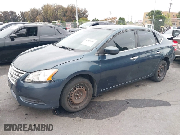 2014 Nissan Sentra S with VIN 3N1AB7AP6EY268974, listed as a IAAI auction lot 42159041 with 130,588 mi miles and . Bid and sale history available at DreamBid. Image 17.