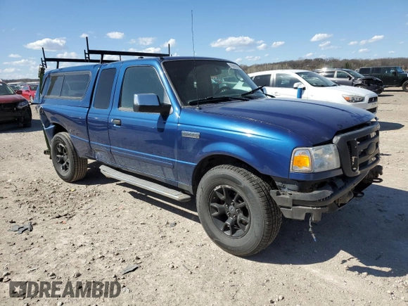 2008 Ford Ranger XLT with VIN 1FTZR45E28PA92675, listed as a Copart auction lot 49860585 with Not Provided miles and Salvage Title. Bid and sale history available at DreamBid. Image 4.