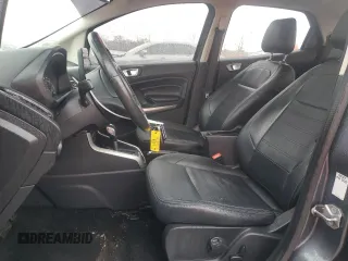 2019 Ford EcoSport Titanium z VIN MAJ3S2KE3KC261318, wystawiony jako Copart lot #47201385 z przebiegiem 71 959 mil mil oraz Szkoda całkowita • Salvage title. Historia ofert i sprzedaży dostępna na DreamBid. Obrazek 7.