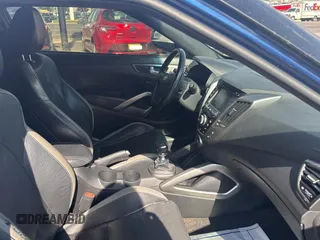 2016 Hyundai Veloster Turbo with VIN KMHTC6AE8GU260274, listed as a Copart auction lot 66046955 with 112,582 mi miles and Salvage title. Bid and sale history available at DreamBid. Image 5.