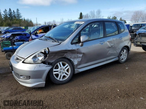 2007 Honda Fit Sport z VIN JHMGD38637S811995, wystawiony jako Copart lot #54436085 z przebiegiem 143 806 mil mil oraz Czysty tytuł • Clean title. Historia ofert i sprzedaży dostępna na DreamBid. Obrazek 1.