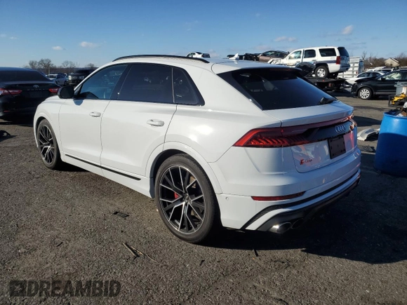 2022 Audi SQ8 Prestige z VIN WA1CWBF16ND026457, wystawiony jako Copart lot #84327434 z przebiegiem 24 770 mil mil oraz Szkoda całkowita • Salvage title. Historia ofert i sprzedaży dostępna na DreamBid. Obrazek 2.