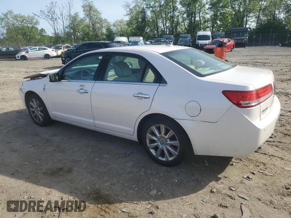 2010 Lincoln MKZ with VIN 3LNHL2GCXAR659786, listed as a Copart auction lot 55262825 with 90,788 mi miles and Salvage Title. Bid and sale history available at DreamBid. Image 2.