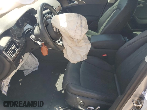 2016 Audi A6 Prestige with VIN WAUHGAFC1GN129672, listed as a Copart auction lot 58432025 with 62,484 mi miles and Salvage title. Bid and sale history available at DreamBid. Image 7.