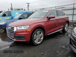2018 Audi Q5 Premium Plus with VIN WA1BNAFY8J2111263, listed as a Copart auction lot 49230045 with 61,486 mi miles and Salvage Title. Bid and sale history available at carsss.com. Image 1.