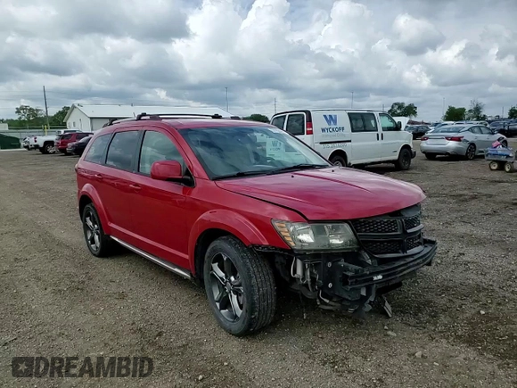2015 Dodge Journey Crossroad with VIN 3C4PDDGG3FT740635, listed as a Copart auction lot 57762665 with 140,075 mi miles and Salvage title. Bid and sale history available at DreamBid. Image 14.