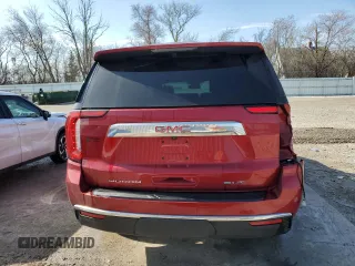 2023 GMC Yukon XL SLT with VIN 1GKS2GKD4PR184445, listed as a Copart auction lot 54438375 with 52,288 mi miles and Salvage Title. Bid and sale history available at carsss.com. Image 6.