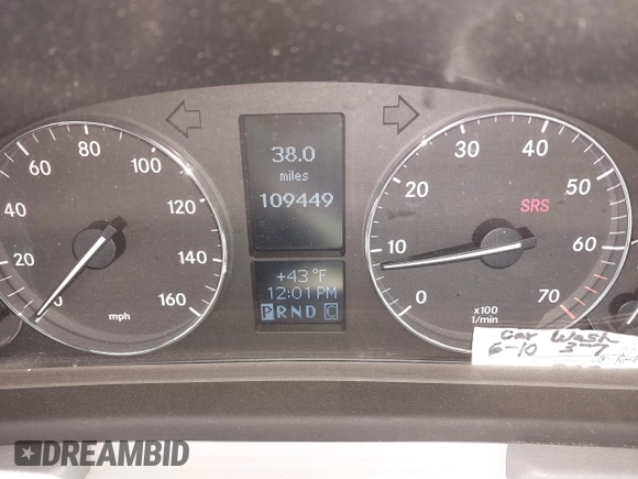2007 Mercedes-Benz C 280 Luxury z VIN WDBRF54H47A931316, wystawiony jako IAAI lot #42051676 z przebiegiem 109 449 mil mil oraz . Historia ofert i sprzedaży dostępna na DreamBid. Obrazek 7.