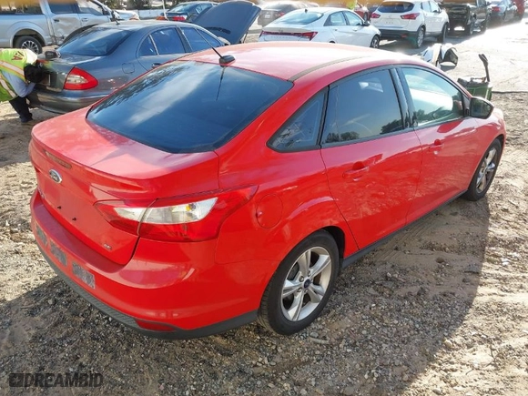 2014 Ford Focus SE with VIN 1FADP3F25EL199159, listed as a IAAI auction lot 41858038 with NaN miles. Bid and sale history available at carsss.com. Image 4.