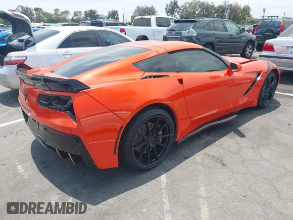 2019 Chevrolet Corvette 1LT with VIN 1G1YB2D74K5102125, listed as a IAAI auction lot 42585894 with 43,939 mi miles and . Bid and sale history available at DreamBid. Image 4.