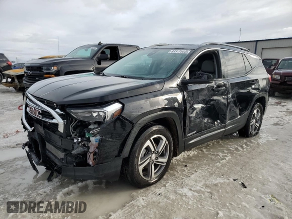 2021 GMC Terrain SLT with VIN 3GKALVEV9ML396939, listed as a Copart auction lot 88517685 with 46,087 mi miles and Non Repairable. Bid and sale history available at carsss.com. Image 1.