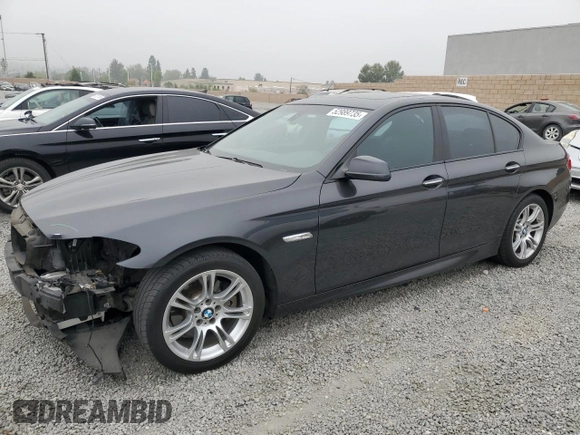 2011 BMW 5 Series 528i with VIN WBAFR1C57BDS35260, listed as a Copart auction lot 52989735 with 194,734 mi miles and Salvage Title. Bid and sale history available at carsss.com. Image 1.