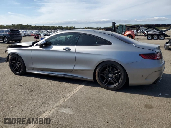 2018 Mercedes-Benz S-Class S 560 with VIN WDDXJ8GB9JA034554, listed as a Copart auction lot 51019884 with 0 mi miles and Non Repairable. Bid and sale history available at carsss.com. Image 2.