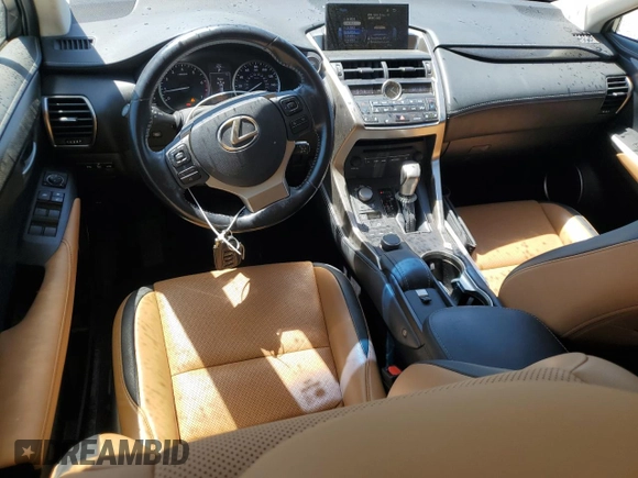 2017 Lexus NX 200t with VIN JTJYARBZ2H2080852, listed as a Copart auction lot 52293225 with 71,304 mi miles and Salvage Title. Bid and sale history available at DreamBid. Image 8.