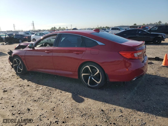 2020 Honda Accord Sedan Sport with VIN 1HGCV1F33LA021348, listed as a Copart auction lot 51854855 with 54,022 mi miles and Salvage Title. Bid and sale history available at carsss.com. Image 2.