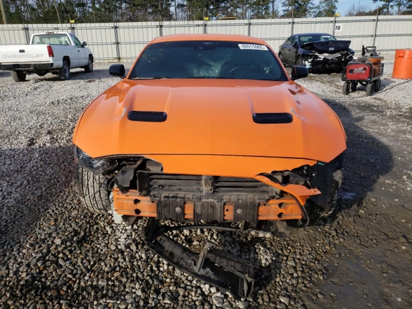 2021 Ford Mustang EcoBoost with VIN 1FA6P8TH2M5117907, listed as a Copart auction lot 88915905 with 75,259 mi miles and Salvage Title. Bid and sale history available at carsss.com. Image 5.