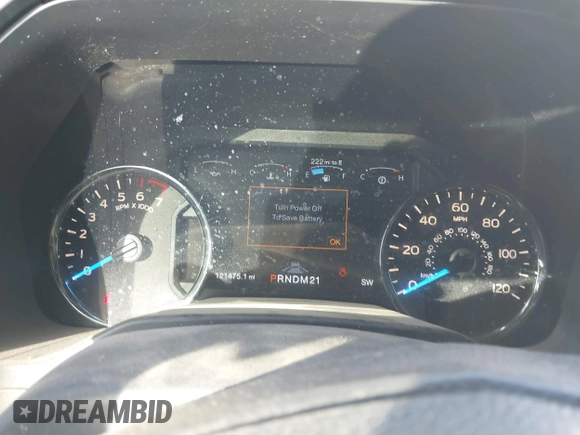 2015 Ford F-150 XLT with VIN 1FTEW1EF9FFC52908, listed as a IAAI auction lot 41193606 with 121,475 mi miles. Bid and sale history available at carsss.com. Image 7.