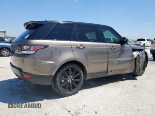2016 Land Rover Range Rover Sport HSE with VIN SALWR2VFXGA545189, listed as a Copart auction lot 53912775 with 88,310 mi miles and Salvage Title. Bid and sale history available at DreamBid. Image 3.