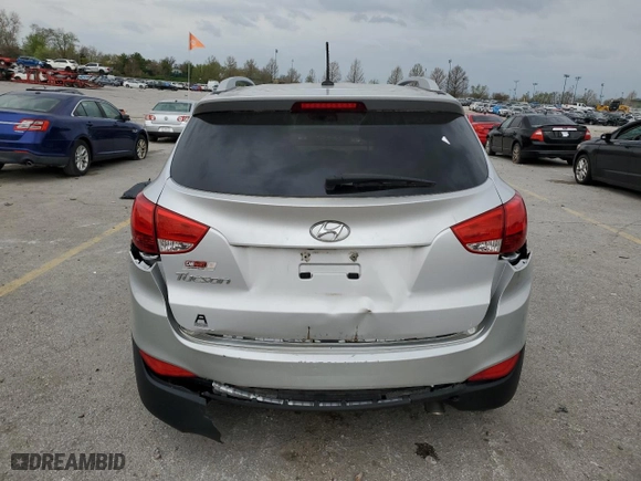 2015 Hyundai Tucson SE with VIN KM8JU3AG0FU055714, listed as a Copart auction lot 51359655 with 127,893 mi miles and Clean Title. Bid and sale history available at carsss.com. Image 6.