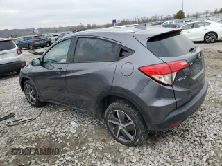 2021 Honda HR-V EX with VIN 3CZRU6H56MM742608, listed as a Copart auction lot 81403134 with 76,330 mi miles and Salvage Title. Bid and sale history available at carsss.com. Image 2.