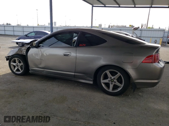 2002 Acura RSX Type S with VIN JH4DC53092C017168, listed as a Copart auction lot 50977335 with 242,558 mi miles and Salvage Title. Bid and sale history available at carsss.com. Image 2.