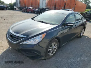 2014 Hyundai Sonata GLS with VIN 5NPEB4ACXEH913553, listed as a Copart auction lot 63059734 with 147,885 mi miles and Salvage Title. Bid and sale history available at carsss.com. Image 1.