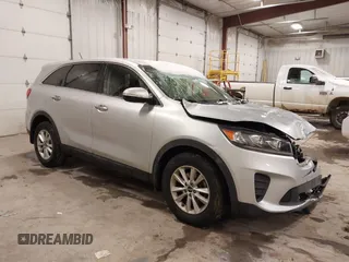 2020 Kia Sorento LX with VIN 5XYPG4A31LG623295, listed as a IAAI auction lot 41307405 with 48,063 mi miles. Bid and sale history available at carsss.com. Image 1.