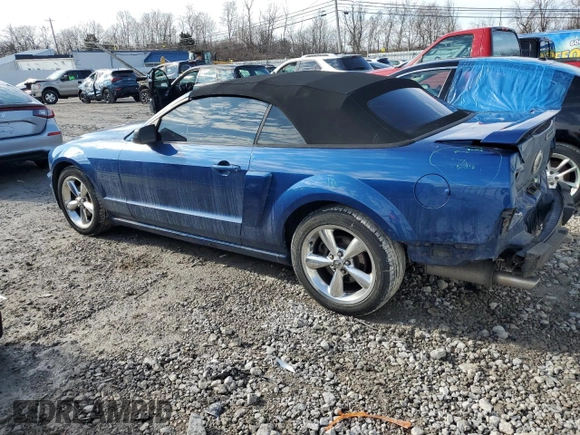 2008 Ford Mustang GT Deluxe with VIN 1ZVHT85H085191860, listed as a Copart auction lot 46396055 with 114,703 mi miles and Salvage Title. Bid and sale history available at DreamBid. Image 2.