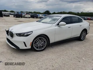 2024 BMW 5 Series 530i with VIN WBA43FJ03RCR61887, listed as a Copart auction lot 69975144 with 2,737 mi miles and Salvage Title. Bid and sale history available at carsss.com. Image 1.