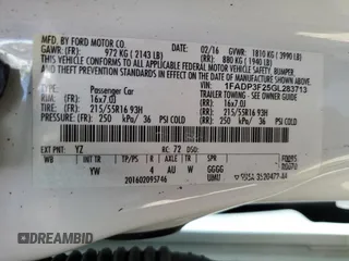 2016 Ford Focus SE with VIN 1FADP3F25GL283713, listed as a Copart auction lot 49515235 with 163,988 mi miles and Clean Title. Bid and sale history available at DreamBid. Image 12.