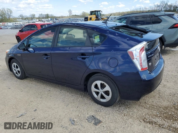 2014 Toyota Prius Four with VIN JTDKN3DU2E0381009, listed as a Copart auction lot 55391645 with 116,227 mi miles and Non Repairable. Bid and sale history available at DreamBid. Image 2.