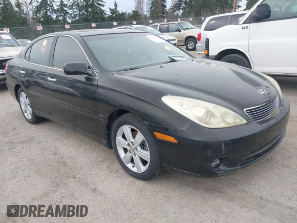 2005 Lexus ES 330 with VIN JTHBA30G755108113, listed as a IAAI auction lot 41831539 with 237,890 mi miles. Bid and sale history available at carsss.com. Image 3.