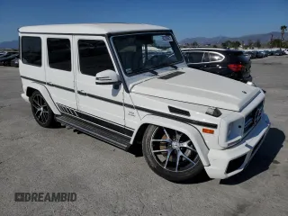 2017 Mercedes-Benz G with VIN WDCYC7FF7HX263002, listed as a Copart auction lot 50230625 with 46,704 mi miles and Salvage Title. Bid and sale history available at DreamBid. Image 4.