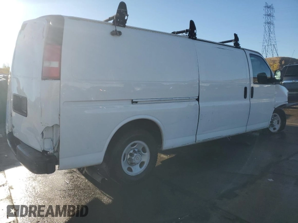 2011 Chevrolet Express Cargo Van with VIN 1GCZGUCG1B1111849, listed as a Copart auction lot 78073424 with Not Provided miles and Salvage Title. Bid and sale history available at carsss.com. Image 3.