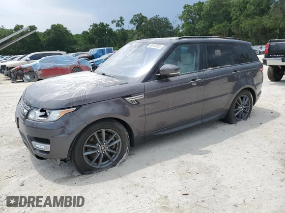 2016 Land Rover Range Rover Sport HSE with VIN SALWR2VF5GA544080, listed as a Copart auction lot 56178325 with 128,176 mi miles and Salvage Title. Bid and sale history available at DreamBid. Image 1.