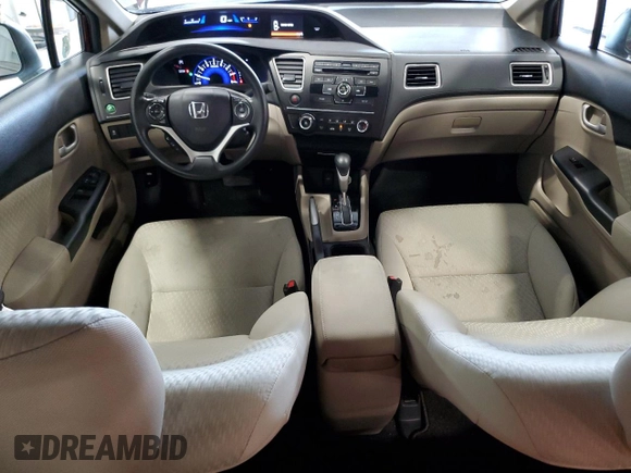2015 Honda Civic LX with VIN 2HGFB2F50FH505934, listed as a Copart auction lot 56029315 with 66,355 mi miles and Salvage title. Bid and sale history available at DreamBid. Image 8.