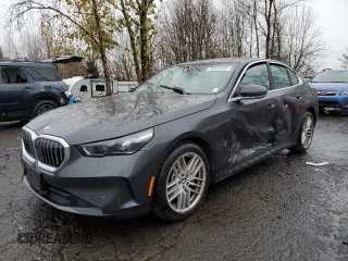 2024 BMW 5 Series 530i xDrive with VIN WBA53FJ09RCS37870, listed as a Copart auction lot 82656434 with 12,787 mi miles and Clean Title. Bid and sale history available at carsss.com. Image 1.