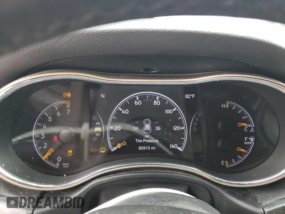 2017 Jeep Grand Cherokee Laredo with VIN 1C4RJEAG0HC664063, listed as a Copart auction lot 54850295 with 82,913 mi miles and Salvage title. Bid and sale history available at DreamBid. Image 9.