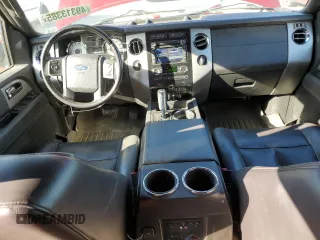 2014 Ford Expedition EL Limited with VIN 1FMJK2A53EEF56281, listed as a Copart auction lot 49313385 with 243,196 mi miles and Salvage Title. Bid and sale history available at carsss.com. Image 8.