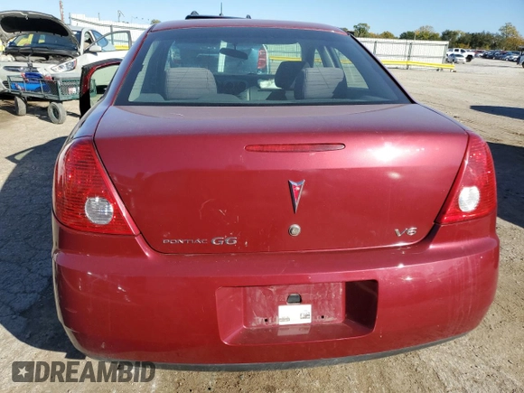2005 Pontiac G6 with VIN 1G2ZG528054173847, listed as a Copart auction lot 77558494 with 84,527 mi miles and Salvage Title. Bid and sale history available at carsss.com. Image 6.