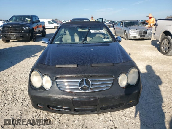 2005 Mercedes-Benz CLK 320 with VIN WDBTK65J55F148952, listed as a Copart auction lot 77080854 with Not Provided miles and Salvage Title. Bid and sale history available at DreamBid. Image 5.