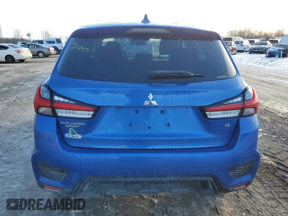 2020 Mitsubishi Outlander Sport ES 2.0 with VIN JA4AR3AU9LU031249, listed as a Copart auction lot 42796275 with 80,152 mi miles and Non Repairable. Bid and sale history available at carsss.com. Image 6.