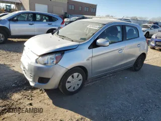 2015 Mitsubishi Mirage DE z VIN ML32A3HJ2FH048049, wystawiony jako Copart lot #84293544 z przebiegiem 110 241 mil mil oraz Szkoda całkowita • Salvage title. Historia ofert i sprzedaży dostępna na DreamBid. Obrazek 1.