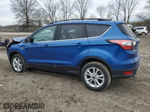 2018 Ford Escape SEL with VIN 1FMCU0HD2JUD17843, listed as a Copart auction lot 52518245 with 54,009 mi miles and Salvage Title. Bid and sale history available at carsss.com. Image 2.