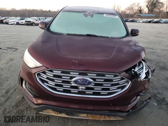2020 Ford Edge Titanium with VIN 2FMPK4K99LBA66590, listed as a Copart auction lot 84848404 with 72,794 mi miles and Salvage Title. Bid and sale history available at carsss.com. Image 5.