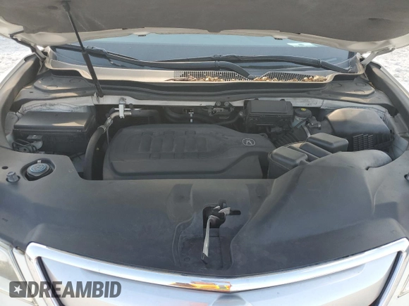 2016 Acura MDX with VIN 5FRYD3H22GB019710, listed as a Copart auction lot 53051735 with 82,152 mi miles and Salvage Title. Bid and sale history available at carsss.com. Image 12.