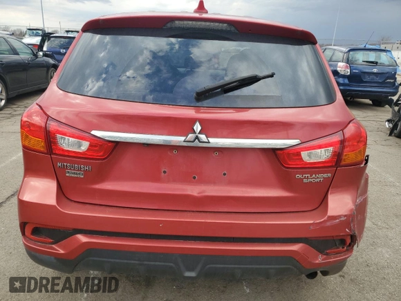 2018 Mitsubishi Outlander Sport ES 2.0 with VIN JA4AP3AU0JZ031825, listed as a Copart auction lot 42786155 with 119,677 mi miles and Salvage Title. Bid and sale history available at carsss.com. Image 6.