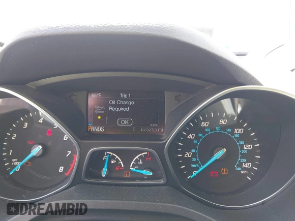 2016 Ford Escape SE with VIN 1FMCU0GX5GUA65025, listed as a IAAI auction lot 41858613 with 75,255 mi miles. Bid and sale history available at carsss.com. Image 7.