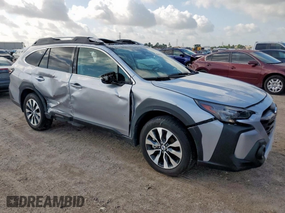 2024 Subaru Outback Touring with VIN 4S4BTAPC0R3106378, listed as a Copart auction lot 61424485 with 5,202 mi miles and Salvage title. Bid and sale history available at DreamBid. Image 4.